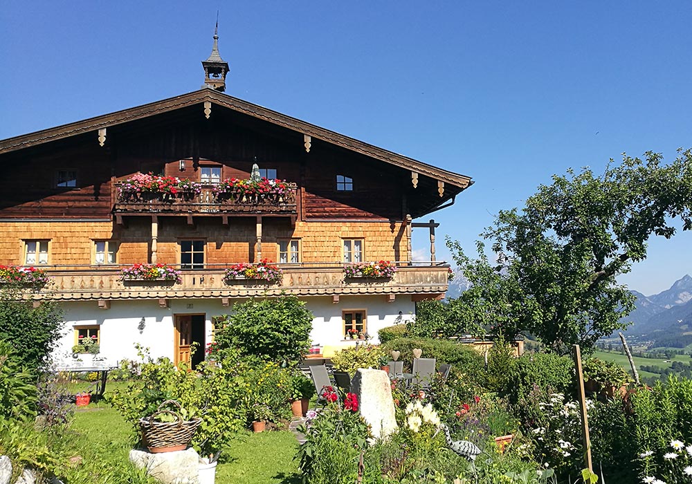 Blick auf die Unterkünfte