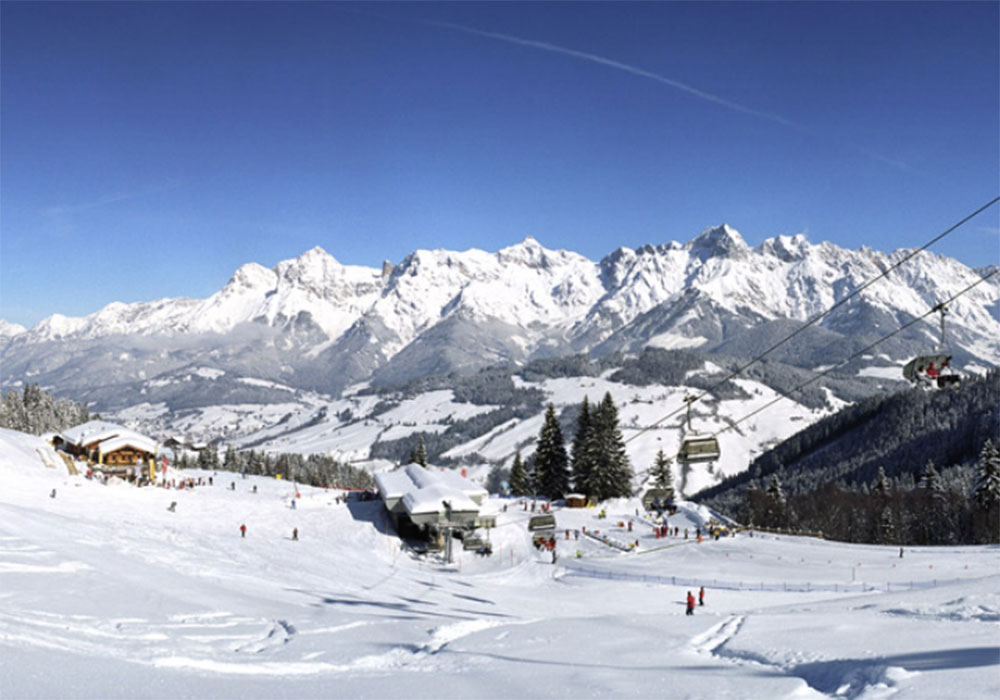 Ski-Gebiet Piste
